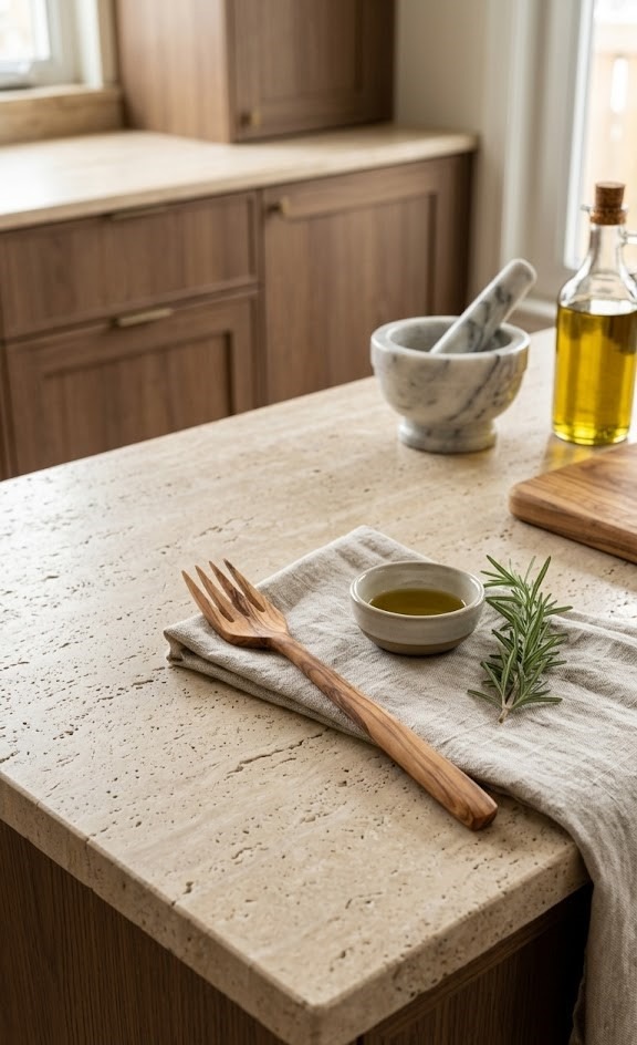 Olive Wood Curved Fork