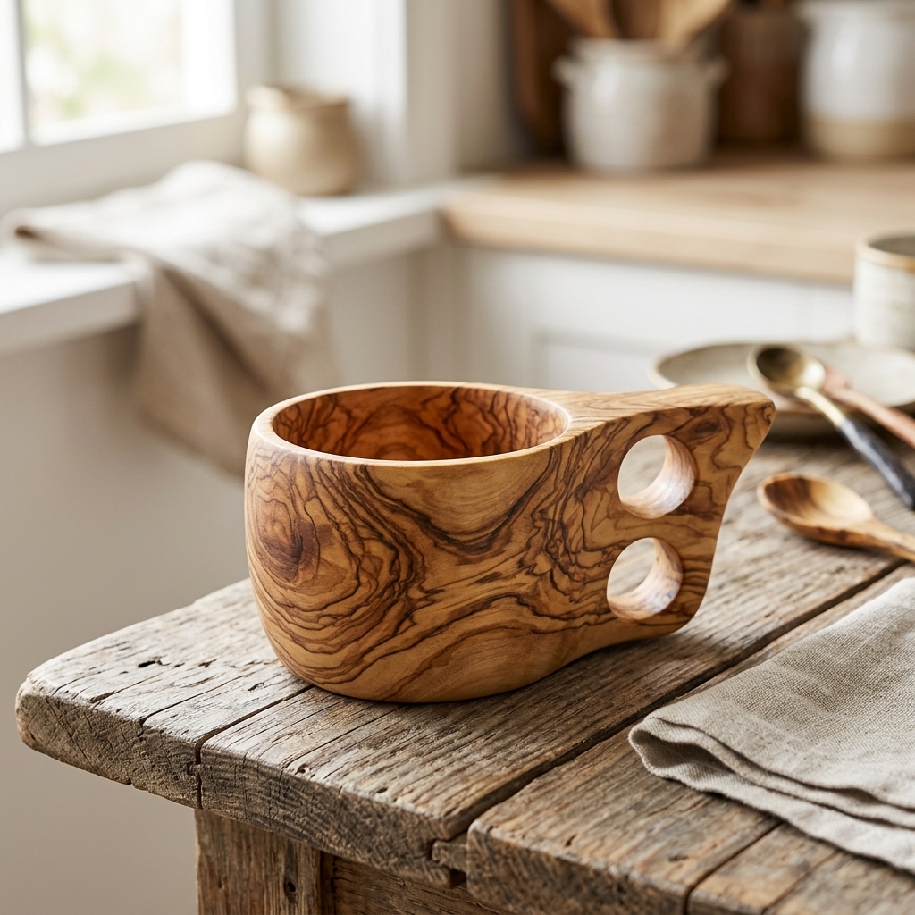 Olive Wood Kuksa